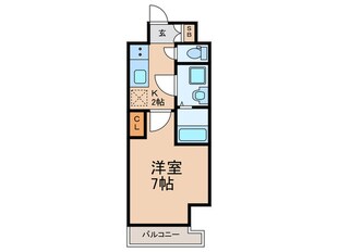 S-RESIDENCE福島Alovitaの物件間取画像